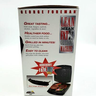 GEORGE FOREMAN LEAN MEAN FAT REDUCING GRILLING MACHINE-NEWEST CHAMP