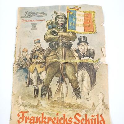 FRANKREICHS SCHULD "FRANCE'S GUILT" FRENCH WAR PROPAGANDA 