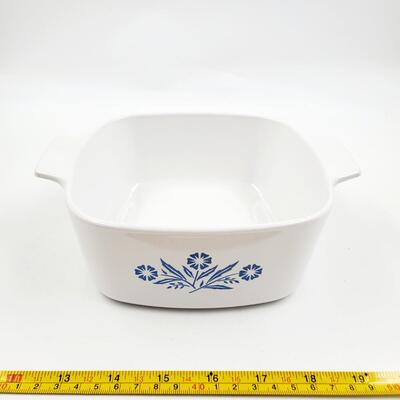 1 1/2 QUART CORNINGWARE BLUE CORNFLOWER CASSEROLE DISH