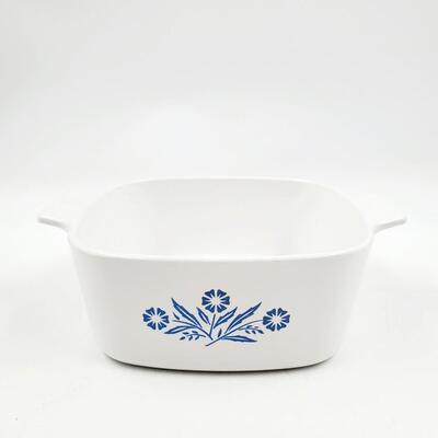 1 1/2 QUART CORNINGWARE BLUE CORNFLOWER CASSEROLE DISH