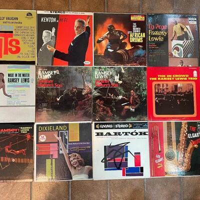 LARGE VINTAGE RECORD LOT