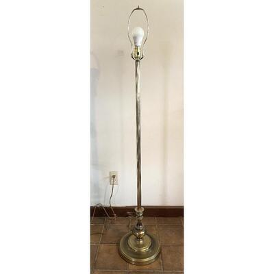 VINTAGE â€œWESTWOOD INDUSTRIESâ€ BRASS TONED FLOOR LAMP BASE