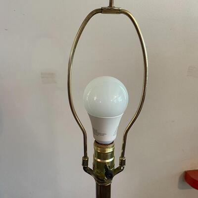 VINTAGE â€œWESTWOOD INDUSTRIESâ€ BRASS TONED FLOOR LAMP BASE