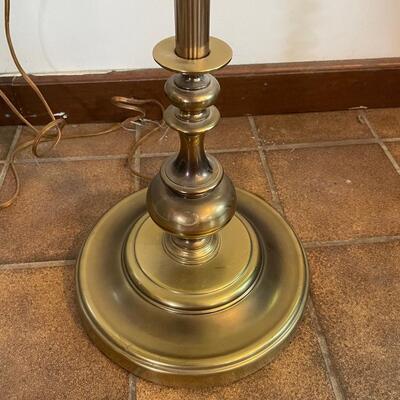 VINTAGE â€œWESTWOOD INDUSTRIESâ€ BRASS TONED FLOOR LAMP BASE