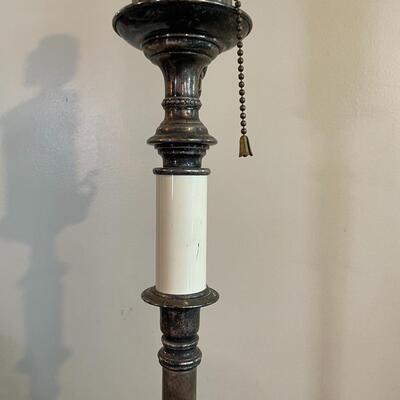VINTAGE METAL FLOOR LAMP BASE