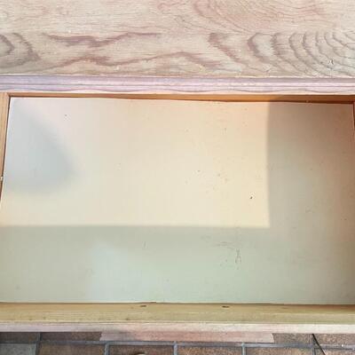 4 DRAWER LIGHT COLORED SOLID WOOD DRESSER