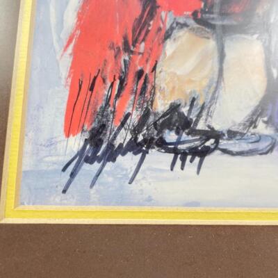*SIGNED* 1979 ETTORE DEGRAZIA â€œWONDERINGâ€ SPECIAL EDITION PRINT
