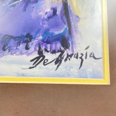 *SIGNED* 1979 ETTORE DEGRAZIA â€œWONDERINGâ€ SPECIAL EDITION PRINT