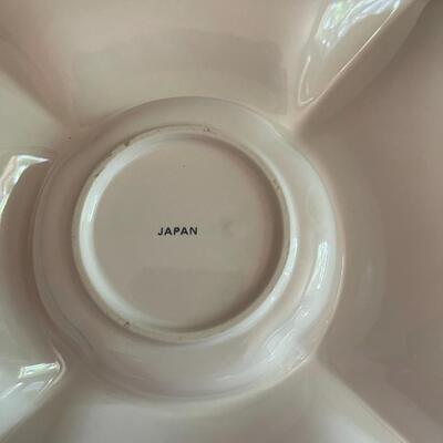 LOT 61 - Divided Relish Tray, Christmas, Fine Ceramic