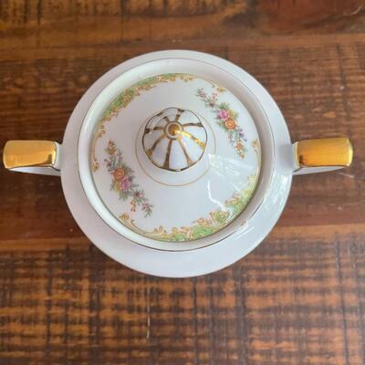 LOT 81 - Creamer and Sugar, Imperial China, Vintage Noritake, Japan, set