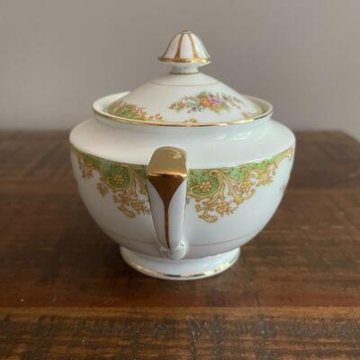 LOT 81 - Creamer and Sugar, Imperial China, Vintage Noritake, Japan, set