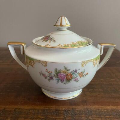 LOT 81 - Creamer and Sugar, Imperial China, Vintage Noritake, Japan, set