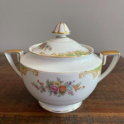 LOT 81 - Creamer and Sugar, Imperial China, Vintage Noritake, Japan, set