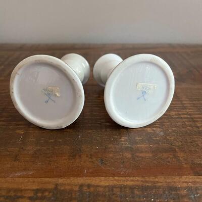 LOT 46 - 2 sets of Candlestick Holders, Dresden Germany