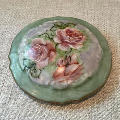 LOT 50 - Porcelain Trinket Bowl with Lid, Arnier