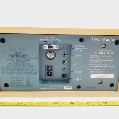 TIVOLI AUDIO HENRY KLOSS MODEL ONE AM/FM RADIO