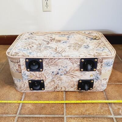SKYWAY FLORAL PATTERN LUGGAGE SET OF 2