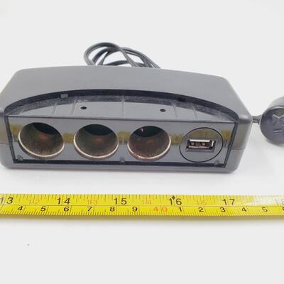 PITTSBURGH 12 VOLT 150 PSI PORTABLE INFLATOR WITH ADDITIONAL CAR ADAPTER BUNDLE