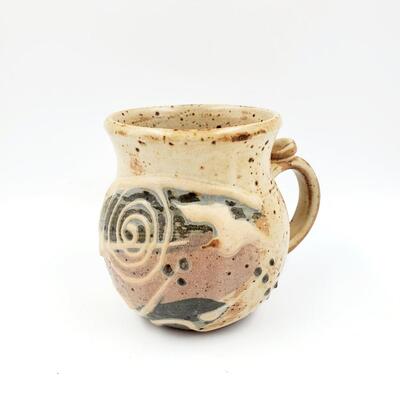 GORGEOUS MUG HANDCRAFTED SIGNED POTTERY