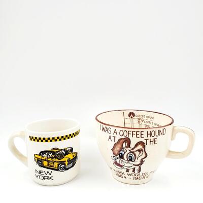 NEW YORK & NEW YORK WORLD'S FAIR COFFEE MUG BUNDLE