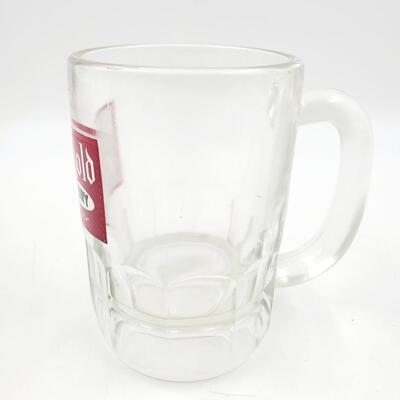 RHEINGOLD EXTRA DRY LAGER BEER MUG & SCHAEFER BEER GLASS