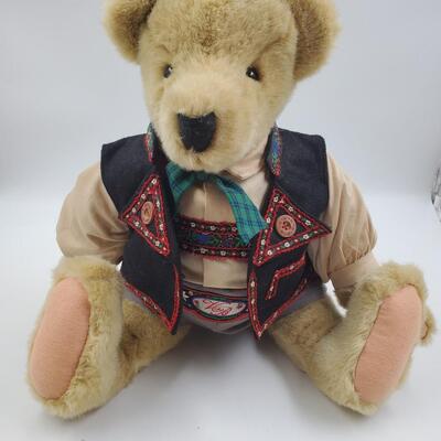 CORNELIUS VANDERBEAR GERMAN JOINTED PLUSH TEDDY