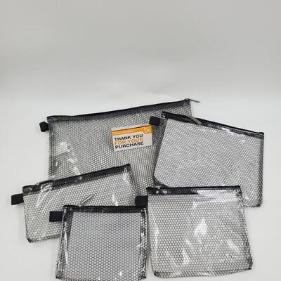 TRAVELON CLEAR TRAVELING BAG BUNDLE OF 5
