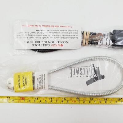 FIREARM SAFETY CABLE LOCK BUNDLE OF 4
