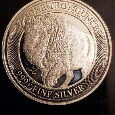 1 oz 999 silver .Bu fresh from a tube 