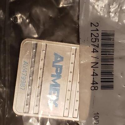 1 oz apex silver Never opened solid in apex packaging 