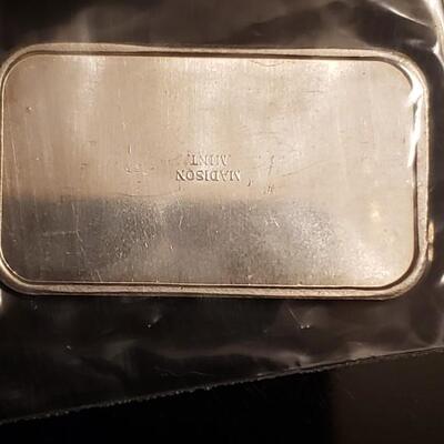 1 oz 1973 vintage silver bar Very rare Veterans Day 1973