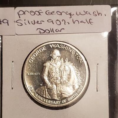 Proof 90 % George Washington half 