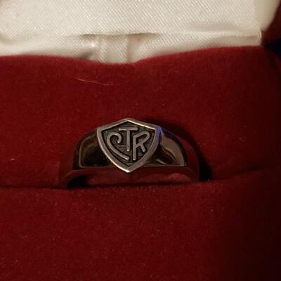 925 silver ring Men's ring size 10