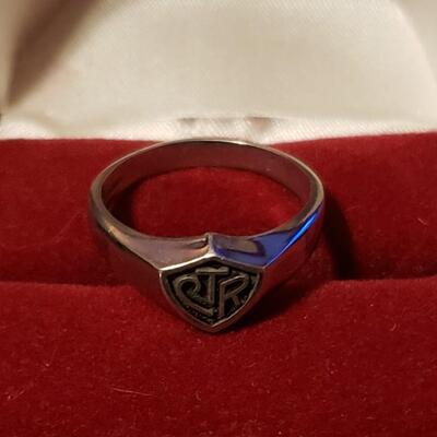 925 silver ring Men's ring size 10