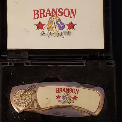 Branson pocket knife Collector knife comes in display box 