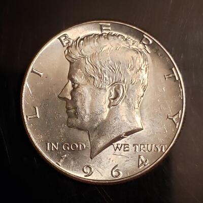 BU 1964 Silver half dollar 