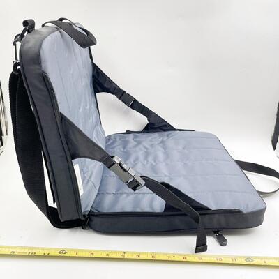 EDDIE BAUER â€œEBTEKâ€ PADDED FOLDING STADIUM CHAIR