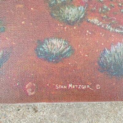 STAN METZGER SOUTHWEST/DESERT PANORAMIC GICLÃ‰E PRINT ON CANVAS