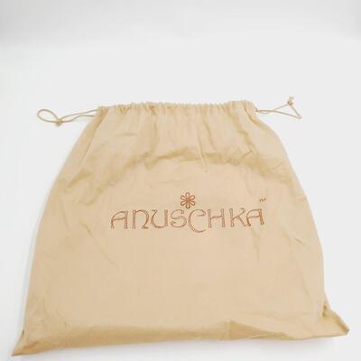 ANUSCHKA HANDCRAFTED GENUINE LEATHER HAND PAINTED HOBO HANDBAG