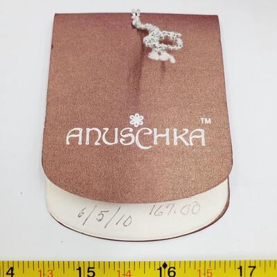 ANUSCHKA HANDCRAFTED GENUINE LEATHER HAND PAINTED HOBO HANDBAG