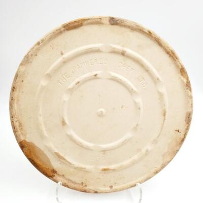 PAMPERED CHEF 13 INCH PIZZA BAKEWARE STONEWARE WITH WIRE RACK 