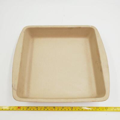 THE PAMPERED CHEF ~USA~FAMILY HERITAGE COLLECTION 9X9 BAKEWARE STONEWARE