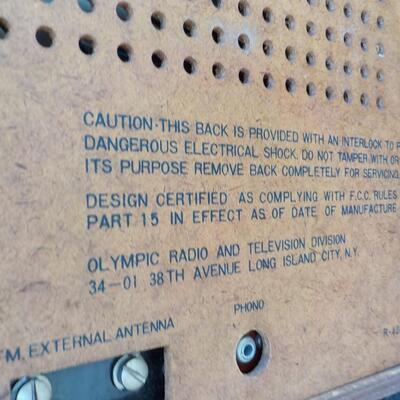 1950's Olympic 12 transistor table radio.