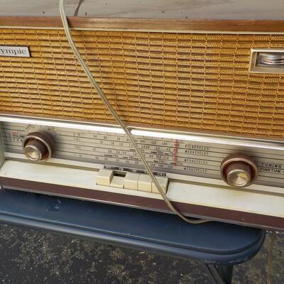 1950's Olympic 12 transistor table radio.