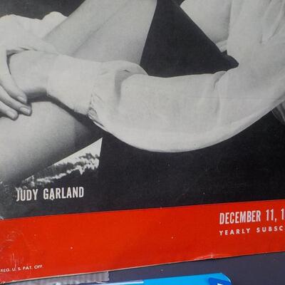 1940's Life Magazines Starlet's, Judy Garland and Lauren  Bacall.