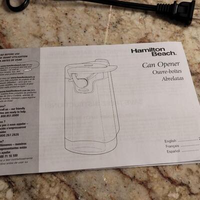 Lot 7: Hamilton Beach Electric Can Opener