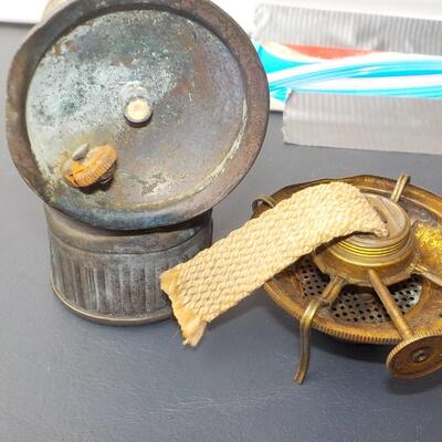 1912 torch light Kerosene and oil lamp base.