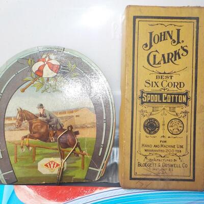1920's Spool Cotton, Vintage needles.