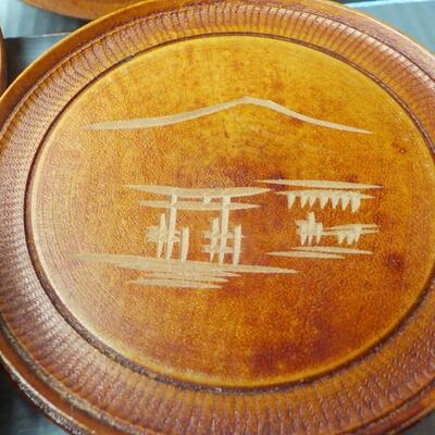 Hand made Trinket box and Japanese coasters.
