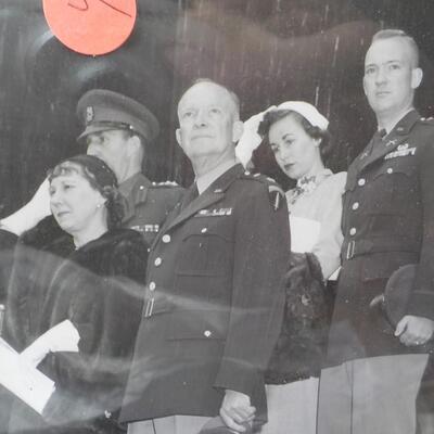 2 Historial pictures of general Eisenhower & Churchill.